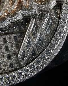 Collar con colgante de diamante de moissanita hecho a medida con corte redondo y diseño brillante para joyería nupcial de moda - Product Image 6