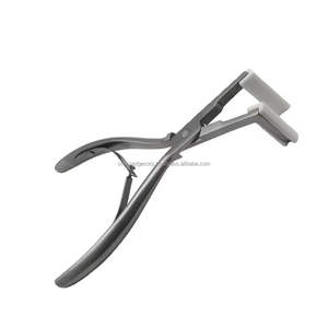 Herramienta de alicates de cinta con logotipo personalizado para extensiones de cabello Superficie plana de acero inoxidable para extensiones de cabello humano - Product Image 5