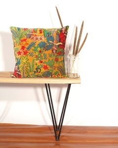 Funda de almohada de pintor mexicano Cojín decorativo floral Pintor mexicano Arte Jardín País México Muertes Funda de cojín - Product Image 2