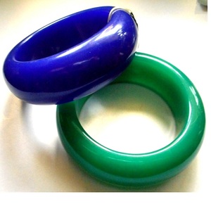 Joyería de verano más vendida, pulsera cuadrada gruesa, accesorio de resina Irregular de mármol de colores, brazalete de resina para mujer y Niña - Product Image 6