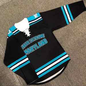 Maillots de hockey pour jeunes Impression par sublimation Uniforme international de hockey sur glace Vêtements de hockey sur glace personnalisables - Product Image 3