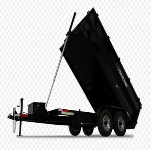 Truck Cargo Garden Small 2 Ton 3ton 5 Ton Hydraulic Dump Tipper Farm Tractor Trailers for sale