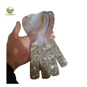Cubertería Artesanal de Nácar con Forma Natural: Cuchara para Servir y Juego de Tenedores Premium. Vajilla OEM al por Mayor, Regalo Empresarial. - Product Image 5