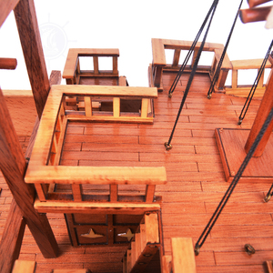 Bán Buôn 60 Cm Thủ Công Trung Quốc Rác Mô Hình Tàu Mới Mô Hình Tuyết Tùng Bằng Gỗ Bản Sao Hiển Thị Đứng Trang Trí Nội Thất Sơn Hiển Thị - Product Image 4