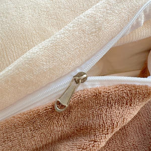 ชุดเครื่องนอนสิ่งทอในบ้านสำหรับฤดูหนาวผ้าเช็ดตัวกำมะหยี่<span class=keywords><strong>นม</strong></span>ผ้ากำมะหยี่ปักงานฝีมือให้ความอบอุ่นเหมือนกอดเตียงคู่ปะการังกำมะหยี่ - Product Image 6