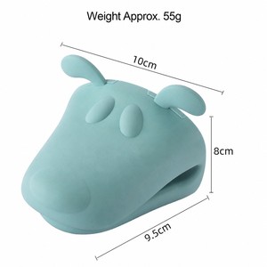 Pince de cuisine en silicone en forme de chien, épaisse, résistante à la chaleur, antidérapante, pour une prise en main sûre - Product Image 4