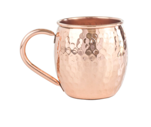 Vente chaude Pur Cuivre Moscou Mule Tasses 16 oz Fait À La Main Surface Martelée En Gros - Product Image 6