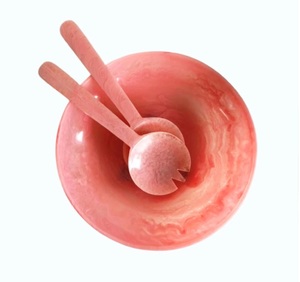 Nouvel arrivage de bol à salade rond en résine époxy outil de cuisine meilleure vente grand bol à fruits bol de service pour la maison hôtel restaurant - Product Image 4