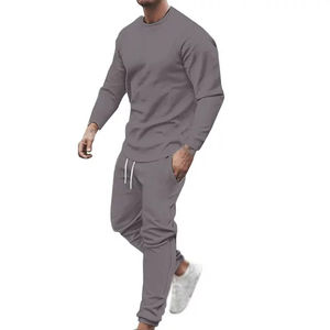 Streetwear sur mesure Survêtement épais avec votre propre logo Ensemble survêtement à manches longues pour hommes - Product Image 2