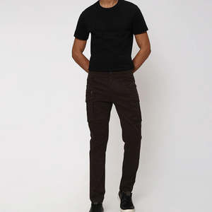 Pantalones Joggers de Diseño y Estilo Personalizados al por Mayor, Logotipo Bordado Personalizado, Cintura Elástica, Pantalones Deportivos Casuales Lisos con Pliegues para Hombre - Product Image 6