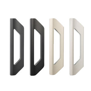 Poignées en aluminium de couleur noire de luxe <span class=keywords><strong>RAL</strong></span> 9005 Poignée de porte coulissante en verre de 10mm pour système de porte coulissante de véranda extérieure - Product Image 6
