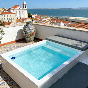 Piscine hors sol de qualité commerciale avec banc de bronzage pour hôtel, maison, extérieur, avec accessoires complets - Product Image 4