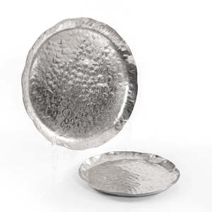 Bandeja decorativa cuadrada de metal con acabado dorado para decoración de Eid y decoración de mesa de Ramadán - Product Image 5