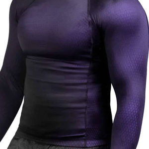 Services OEM Rashguard personnalisé à manches courtes à séchage rapide Mma Bjj Rash Guard de compression Mma Boxe Rashguard d'entraînement 2025 - Product Image 5