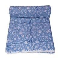 Tissu indien imprimé en bloc 100% coton pour la confection de robes, textile de maison léger, durable, respirant, chemise pour filles