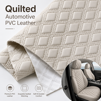 Rouleau de cuir synthétique PVC matelassé souple, tissu vinyle résistant aux rayures pour housse de siège de voiture, sellerie automobile