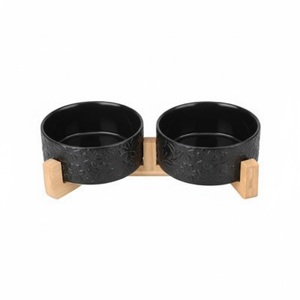 ชามอาหารสัตว์เลี้ยงสแตนเลสคุณภาพดี ลายดอกไม้สีส้ม ชามอาหารสุนัข ชามให้อาหารสัตว์เลี้ยงสำหรับสุนัข ราคาสุดคุ้ม - Product Image 4