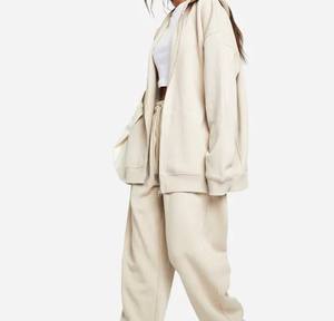 Ropa de mujer, de talla grande sudaderas con capucha, sudaderas OEM con diseño de logotipo de Color personalizado, ropa de calle, sudaderas con capucha transpirables con cremallera para mujer - Product Image 3