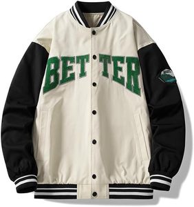Top Trending Customized Men's Varsity <b>Jackets</b> with Stand Collar Latest Design <b>Canvas</b> <b>Jacket</b> OEM Wholesale Services - Product Image 1