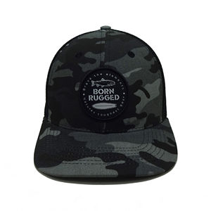 Vente en gros de quantité minimale de commande basse Camouflage Black Mesh Back Trucker Hat avec logo personnalisé, Vintage & Classic Fashion pour adulte, Made in Vietnam - Product Image 1