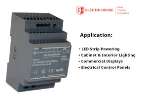 24V แหล่งจ่ายไฟ2.5A ราง DIN 60W 24V แหล่งจ่ายไฟสลับ LED แหล่งจ่ายไฟ AC เป็น DC แปลงอุตสาหกรรมระบบอัตโนมัติ LED - Product Image 4