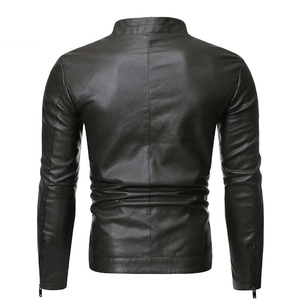 Veste d'hiver unisexe en cuir véritable et toile, design optimal, pour hommes, avec logo personnalisé sur le devant, haute qualité, légère - Product Image 5
