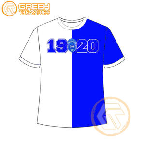 Venta al por mayor personalizada Zeta Phi Beta mujeres camiseta hermandad ropa algodón camisetas más finas mujeres fraternidad prendas - Product Image 5