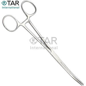 Pinces hémostatiques incurvées Pinces à épiler verrouillables en acier inoxydable Instruments médicaux Hémostats Mâchoires dentelées pour infirmières à usage médical - Product Image 6