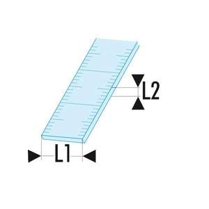 เทปวัดสแตนเลส Facom พร้อมไม้บรรทัด 2 ด้าน - Product Image 2