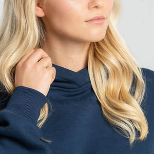 Sudadera de Felpa 100% Algodón para Mujer, Talla Grande, la Mejor Calidad, Informal, Moda Otoñal, Logotipo Frontal Digital, Color Sólido, Servicios OEM, Precio Económico de Invierno - Product Image 2