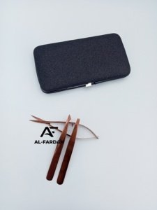 Rose Gold Màu Lông Mày Nhíp Mùa Xuân Kéo Slanted Với Biểu Tượng Tùy Chỉnh Bền Vững Thép Không Gỉ Lông Mày Tuốt Tweezer - Product Image 3