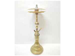 มอระกู่ทองเหลืองแข็งสไตล์อียิปต์สลักด้วยมือแบบลิมิเต็ดอิดิชั่นลิมิตเตอร์สีเงินแท้ - Product Image 6