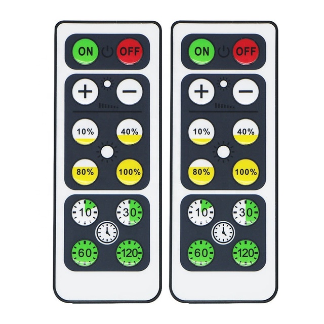 Ultra-Thin Mini IR Remote Controlled LED Light Fans 433 MHz Universal Remote Controller with up to 12 Keys