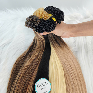 เคราตินต่อผมแบบปลายแบนผมมนุษย์ผมคนเวียดนามผมดิบ - Product Image 3