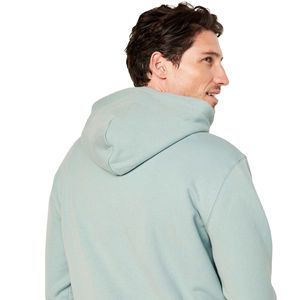 Pull à capuche décontracté pour hommes, poids lourd hiver 100% coton, style Streetwear, imprimé, motif solide, thermique, couleur personnalisée OEM - Product Image 3