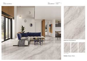 Carreaux de porcelaine émaillés numériques modernes 1200x1800mm antidérapants de luxe pour la maison commerciale pour le salon appartement intérieur de l'école - Product Image 2