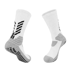 Wholesale Custom Medium Tube <b>Grip</b> Men's Crew <b>Socks</b> Anti-Slip Football <b>Socks</b> with Option to Make Your Own Design - Product Image 1