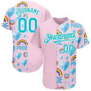 Ropa de equipo de uniforme de béisbol de diseño personalizado 100% jersey de béisbol de poliéster con logotipo personalizado conjunto de uniforme de softbol transpirable - Product Image 1