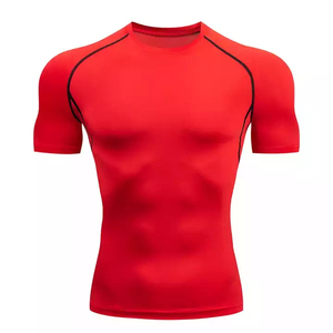 Los Mejores Precios en Rashguard Unisex de Manga Corta, Sublimado Personalizado, Transpirable, Antibacteriano, de Alta Calidad, Spandex/Poliéster - Product Image 1