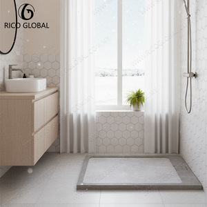 Vaso de Ducha Rectangular de Mármol Personalizable OEM BST-006A-PG, Material Acrílico y Resina, Diversas Opciones de Tamaño - Product Image 6