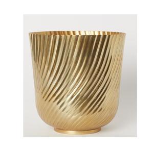 Jardinière moderne industrielle chic en aluminium enduit de poudre Design ovale décoratif pour intérieur/extérieur Salon Bureau Jardin - Product Image 1