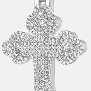 Pendentif personnalisé en alliage plaqué or pour homme, style hip-hop contemporain, serti de diamants CZ - Product Image 4