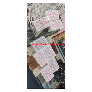Caja de incrustaciones de mármol de colección de regalo de lujo clásico pulido Premium con nácar New Shine Classic para artículo de embalaje de joyería - Product Image 5