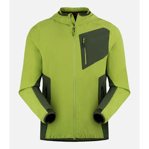 Vestes de randonnée softshell imperméables personnalisées pour hommes, légères, coupe-vent, avec plusieurs poches zippées - Product Image 3