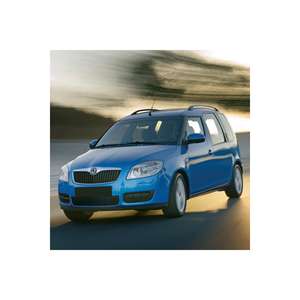 Support de pare-soleil beige crème pour Skoda Roomster 2006-2015, clip de fixation, déflecteur de vent et d'insectes - Product Image 1