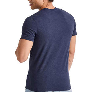 Camisetas lisas de algodón 100% amigables con la piel para hombres Camiseta con logotipo impreso OEM ODM de alta calidad - Product Image 2