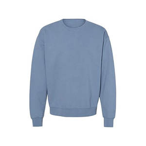 เสื้อสเวตเตอร์ผ้าฝ้าย100% 350กรัมใส่ได้ทั้งชายและหญิงเสื้อสเวตเชิ้ตสตรีทแวร์ไหล่ตก - Product Image 5