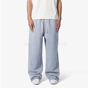 Pantalon baggy décontracté de haute qualité pour hommes taille personnalisée avec fermeture à la taille élastique à vendre - Product Image 1