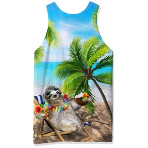 Camiseta sin mangas sublimada de calidad superior personalizada hecha en fábrica, camiseta Racerback debajo del chaleco, camiseta interior para correr, entrenamiento de gimnasio Stringer - Product Image 2