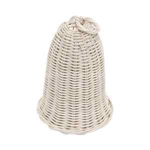 La mejor opción para decoraciones navideñas Natural ecológico Adorable Tejido a mano Rattan Jingle Bell Adornos de vidrio hechos a mano - Product Image 2